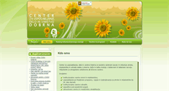 Desktop Screenshot of centerdobrna.si